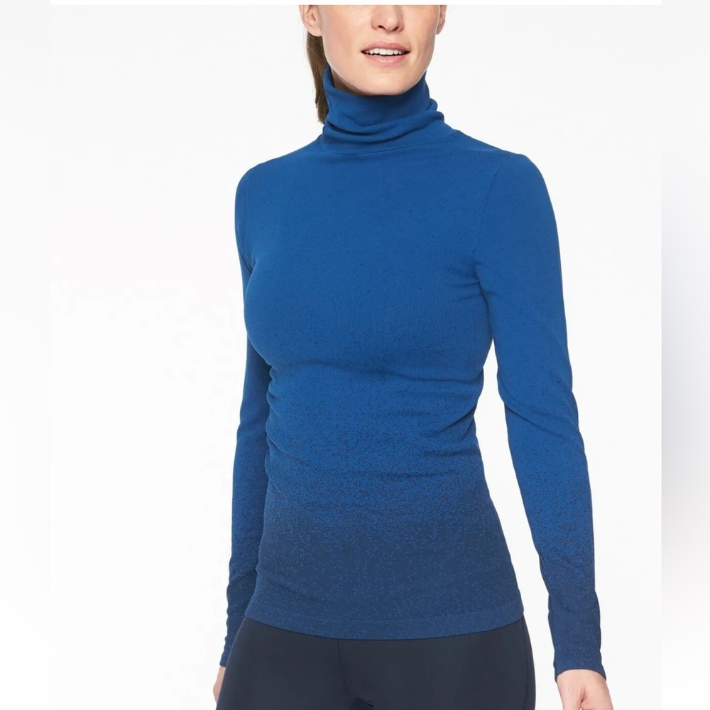Athleta Turtleneck Base Layer Shirt